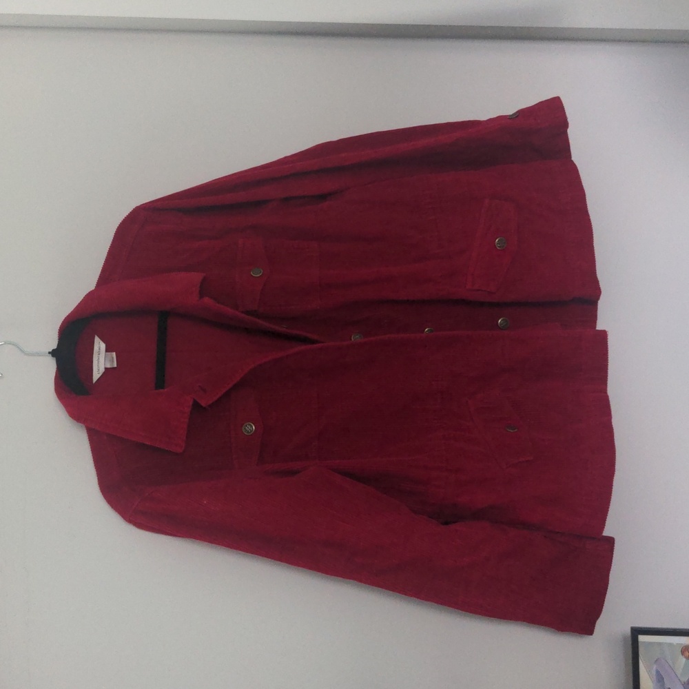 Red Corduroy Jacket